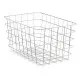 Cesta Multiusos Plateado Metal 38 x 21 x 26 cm Rectangular (6 Unidades)