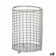 Bote para Utensilios de Cocina Metal 12 x 16 x 12 cm (6 Unidades)