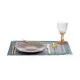 Flat plate Golden Glass 21 x 2 x 21 cm