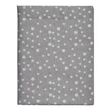 Tablecloth Grey Jacquard White (140 x 180 cm)