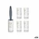 Rodillo Quitapelusas Better Clear Gris 16 x 27 x 4,2 cm Set (24 Unidades)
