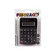 Calculator Pincello CN-185A Black Plastic Solar Small
