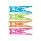 Clothes Pegs Multicolour Plastic 24 Pieces Set (24 Units)