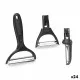 Set de Peladores Kinvara KT190129 Acero Inoxidable Polipropileno ABS Cabezales intercambiables 3 Piezas (24 Unidades)