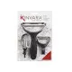 Set de Peladores Kinvara KT190129 Acero Inoxidable Polipropileno ABS Cabezales intercambiables 3 Piezas (24 Unidades)