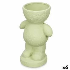 Decorative Figure Green 16 x 25 x 12 cm Vase (6 Units)