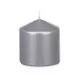 Candle Acorde 92533 Silver 7 x 7,5 x 7 cm (24 Units)