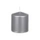 Vela Acorde 92543 Plateado 9 x 10 x 9 cm (12 Unidades)