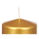 Candle Acorde 92542 Golden 9 x 10 x 9 cm (12 Units)