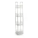 Bathroom Shelves Berilo W4870 Transparent Silver Metal Plastic