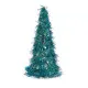 Decorative Figure Christmas Tree Tinsel Blue polypropylene PET 24 x 46 x 24 cm (24 Units)