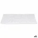 Bath rug Berilo WH/1 White 40 x 60 cm 59 x 40 x 2,5 cm (12 Units)