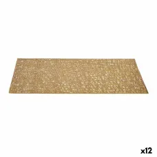 Salvamantel Kinvara AR2103276 Dorado Plástico 45 x 0,01 x 30 cm (12 Unidades)