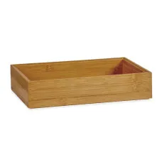 Drawer organiser Kinvara WD2021329419-B Brown Natural Bamboo 15 x 5 x 23 cm Stackable