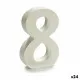 Number Pincello 8 White 2 x 16 x 14,5 cm (24 Units)