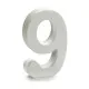 Number Pincello 9 White 2 x 16 x 14,5 cm (24 Units)