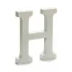Letra Pincello H Blanco 1,8 x 21 x 17 cm (12 Unidades)
