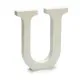 Letra Pincello U Blanco 1,8 x 21 x 17 cm (12 Unidades)