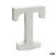 Letter Pincello T White 2 x 16 x 14,5 cm (24 Units)
