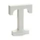 Letter Pincello T White 2 x 16 x 14,5 cm (24 Units)