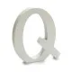 Letter Pincello Q White 1,8 x 21 x 17 cm (12 Units)
