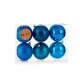 Set de Bolas de Navidad Azul Plástico 7 x 8 x 7 cm (12 Unidades)