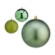 Set de Bolas de Navidad 6 Piezas Verde Plástico Ø 12 cm (6 Unidades)
