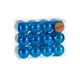 Set of Christmas balls Blue Plastic (12 Units)