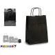 Paper Bag Pincello 18242 Black 18 x 8 x 31 cm (25 Units)