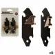 Abrelatas Plateado Negro (1 x 15 x 9 cm) (12 Unidades)