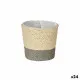 Planter Grey Natural Rope Plastic 11 x 10,5 x 11 cm (24 Units)