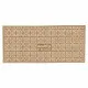 Carpet Kinvara Healthy Food Beige 90 x 40 cm (24 Units)