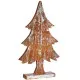 Decorative Figure Christmas Tree Silver Wood 5 x 49,5 x 26 cm (6 Units)