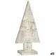 Decorative Figure Christmas Tree White Natural Wood 9 x 41,5 x 20 cm (12 Units)