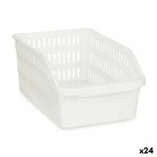 Organizador para Nevera Kinvara 03 1067 Blanco 20,3 x 12,8 x 30,5 cm (24 Unidades)