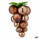 Christmas Bauble Grapes Small Brown Plastic 14 x 14 x 25 cm (18 Units)