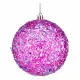 Set de Bolas de Navidad Morado 10 cm (12 Unidades)
