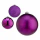 Set de Bolas de Navidad Morado Plástico Ø 15 cm (4 Unidades)