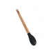 Ladle Black Silicone beech wood 6 x 1,8 x 30,5 cm (48 Units)
