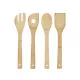 Set of Kitchen Utensils Kinvara KT200063 Bamboo (12 Units)