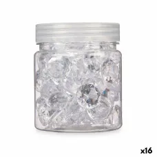 Piedras Decorativas Diamante 150 g Transparente (16 Unidades)
