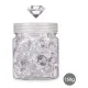 Decorative Stones Diamond 150 g Transparent (16 Units)