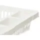 Draining Rack for Kitchen Sink Kinvara 2601407-2 White Plastic 42,5 x 7 x 29,5 cm (24 Units)