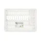 Draining Rack for Kitchen Sink Kinvara 2601407-2 White Plastic 42,5 x 7 x 29,5 cm (24 Units)