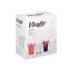 Set de Vasos Vivalto S12176/BHA Transparente Vidrio 260 ml 370 ml (4 Unidades)