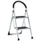 Folding ladder Kipit KX1402-GREY429 White Black Grey Metal 38 x 50 x 84 cm (6 Units)