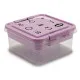 Caja-Joyero Morado Transparente Plástico 24,5 x 11,5 x 26 cm (12 Unidades)