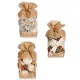 Decorative bauble White Brown 13 x 29 x 13 cm (12 Units)