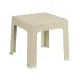 Mesa Infantil Kipit Rattan Crema 47 x 42,5 x 47 cm (4 Unidades)