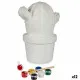 Paint Your Own Money Box Pincello BS2075L Cactus 12 x 21 x 17 cm (12 Units)